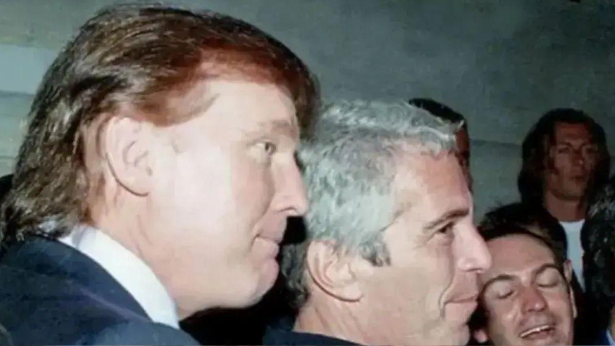 image of Donald trump and Jeffrey epstein