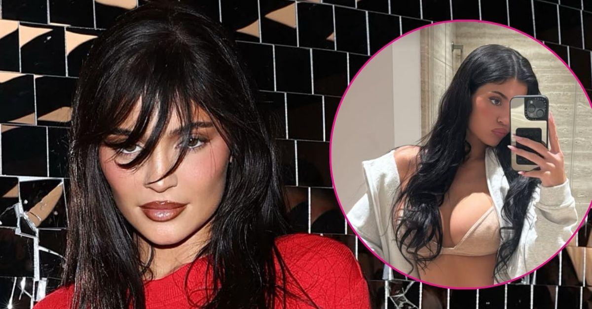 kylie jenner revealing bra photo