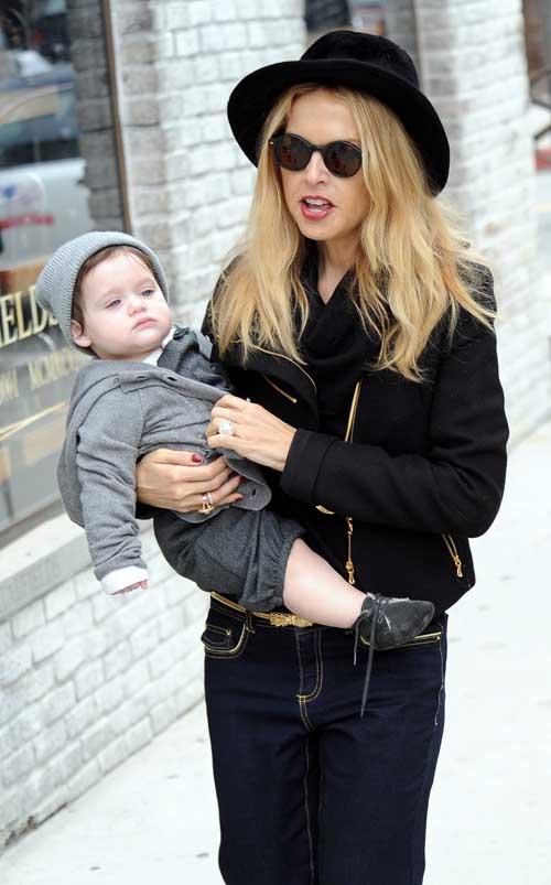 Rachel Zoe and son Skyler Berman seen shopping at Kitson For Kids on  Robertson Boulevard Los Angeles, California - 10.08.12 Stock Photo - Alamy