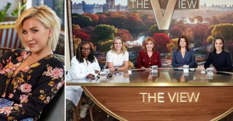 Split photo of Savannah Chrisley and 'The View' cast