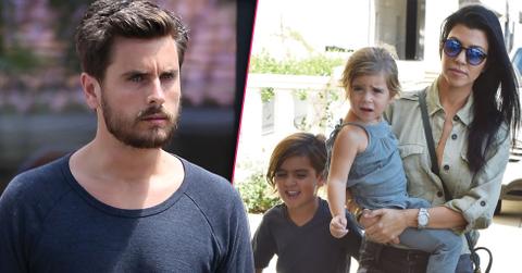 Ourtney kardashian fighting scott disick custody