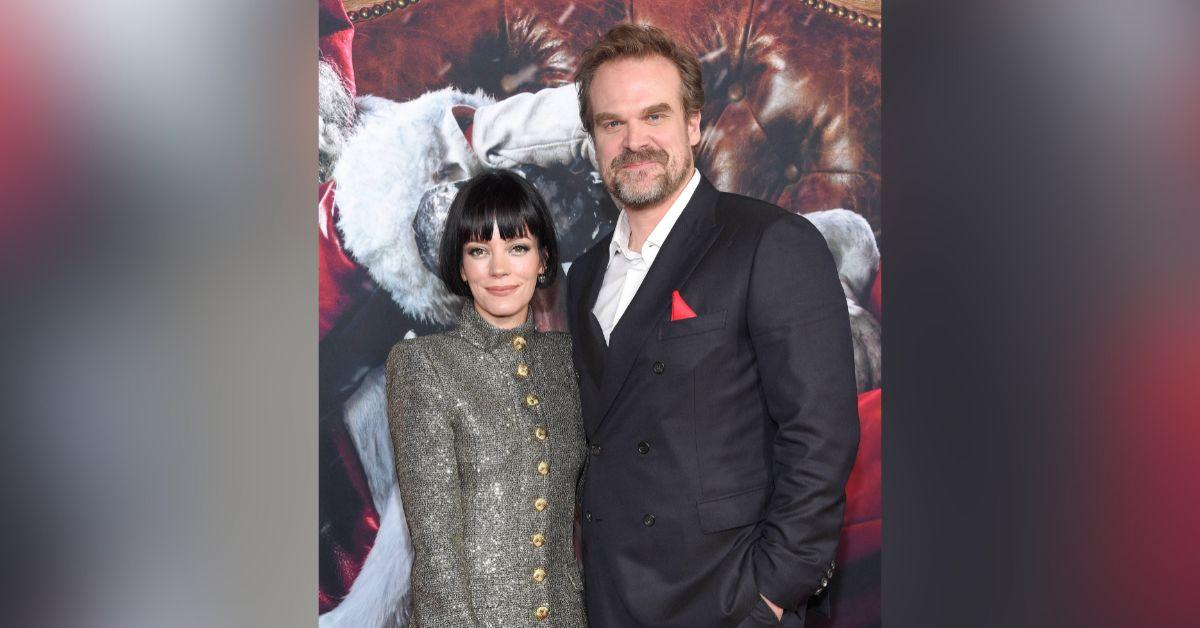 lily allen nipples braless celebrate birthday david harbour split photos