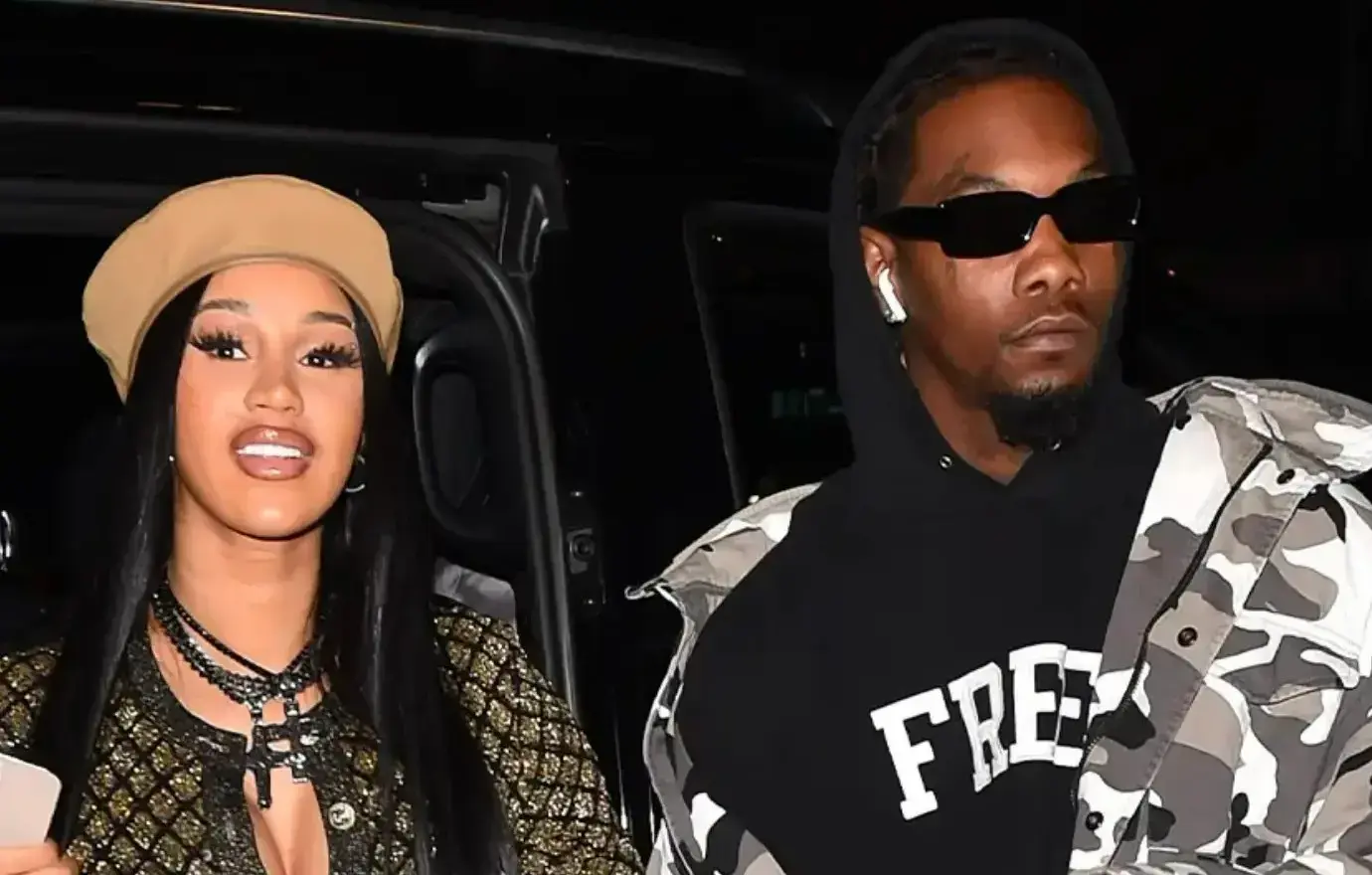 Cardi B & Offset Spark Spotted On Valentine's Day Dinner Date