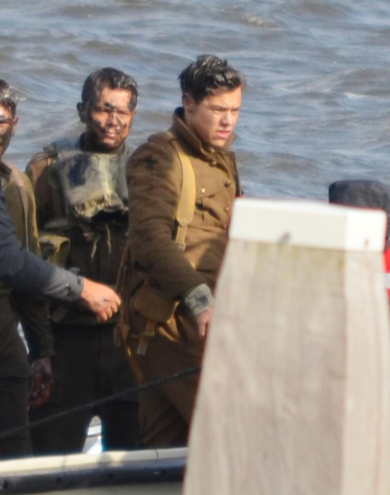 *EXCLUSIVE* Harry Styles films World War II action thriller ÒDunkirkÓ