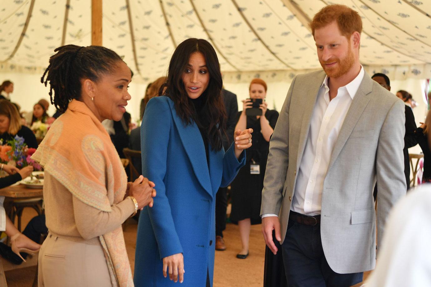 meghan markle prince harry doria ragland