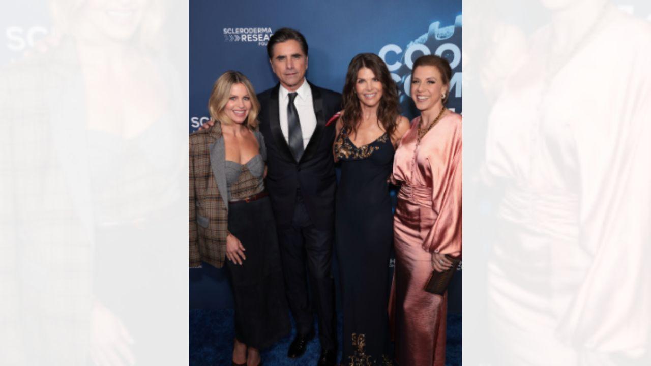 Image of The costars attended the event for John Stamos to receive the Bob Saget Scleroderma Award.