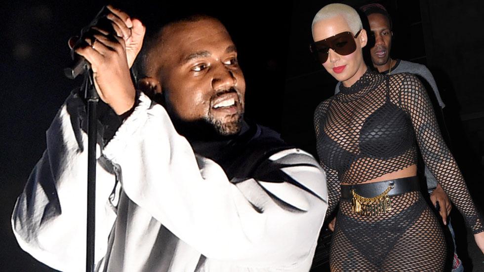 kanye west disses amber rose