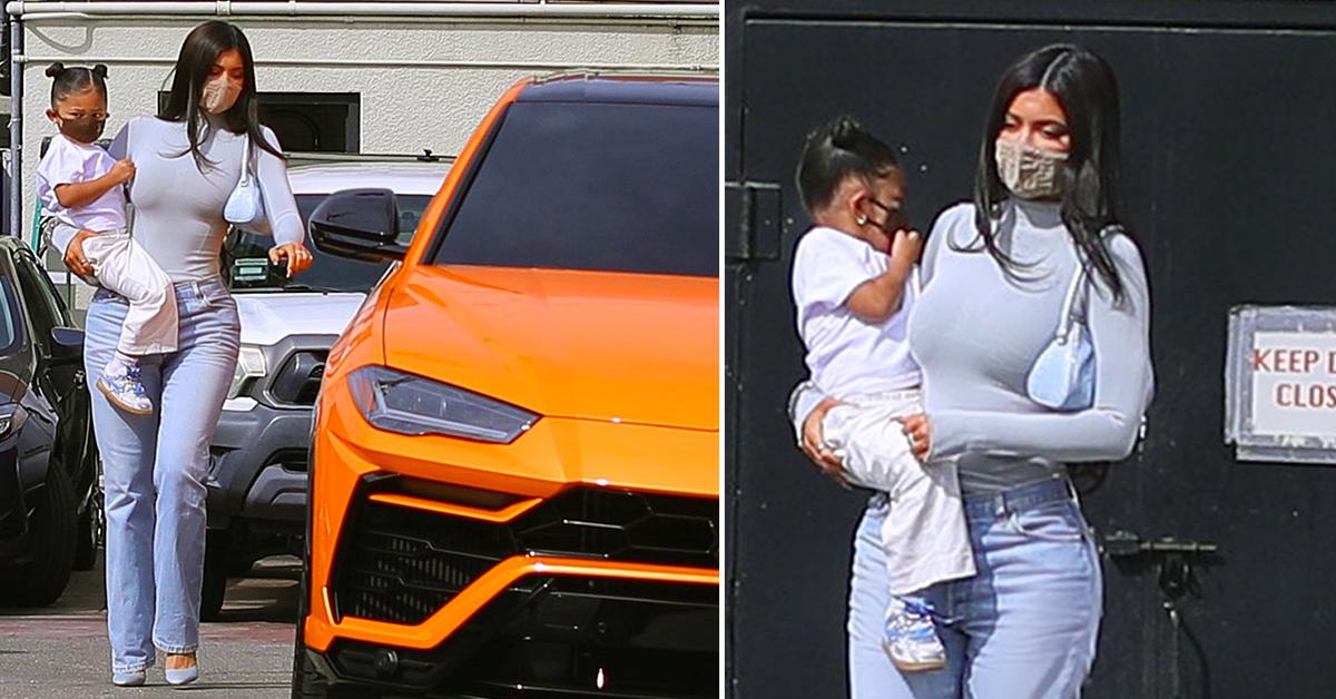 Kylie Jenner Spottted Out in LA After Welcoming Baby - Kylie