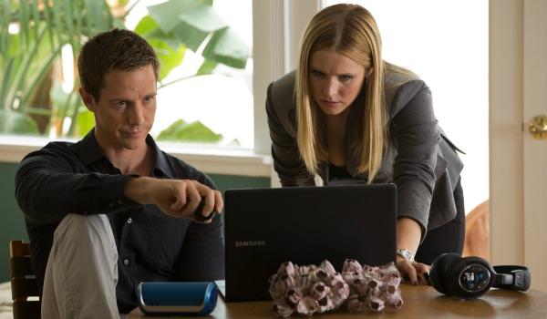 Jason Dohring as Logan Echolls and Kristen Bell as Veronica Mars in "Veronica Mars."