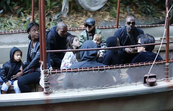 Kanye west north disneyland 4