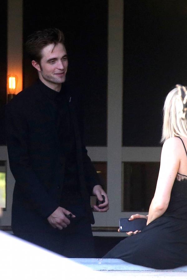 *EXCLUSIVE* Rob Pattinson gets flirty with a mystery blonde