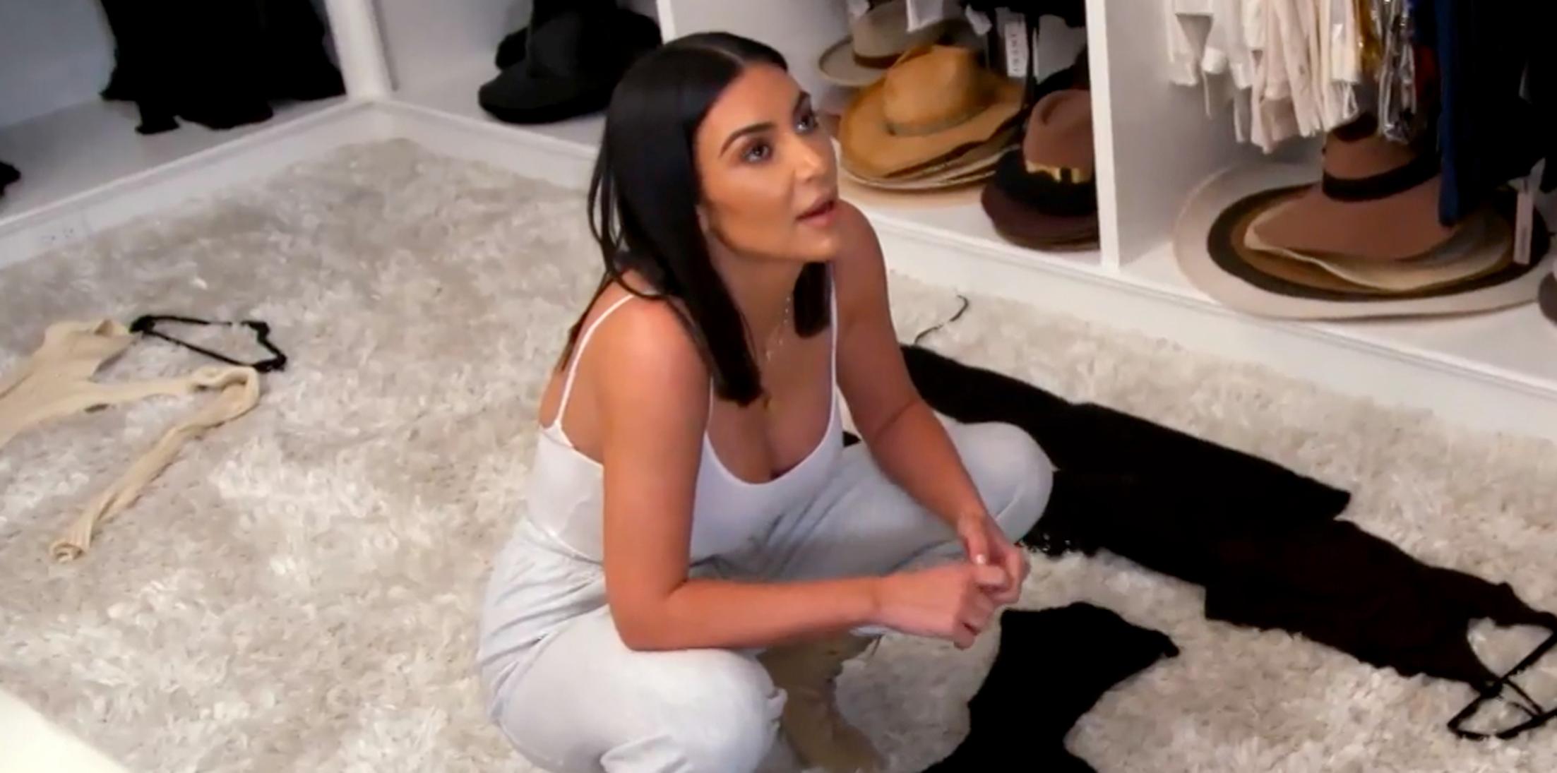 Kim Kardashian trawls through Khloe's closet on KUWTK