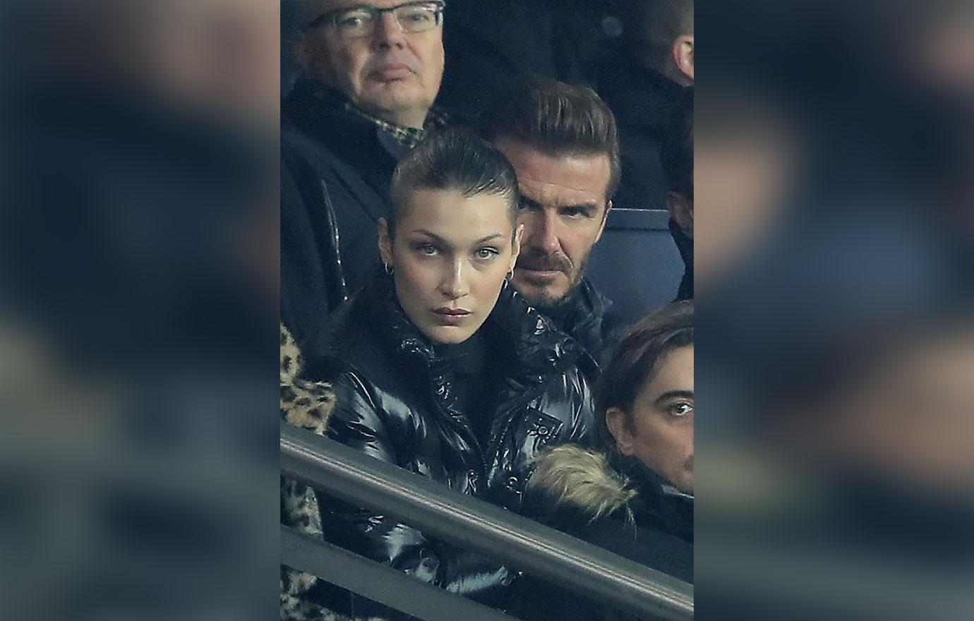 David beckham flirts bella hadid 3