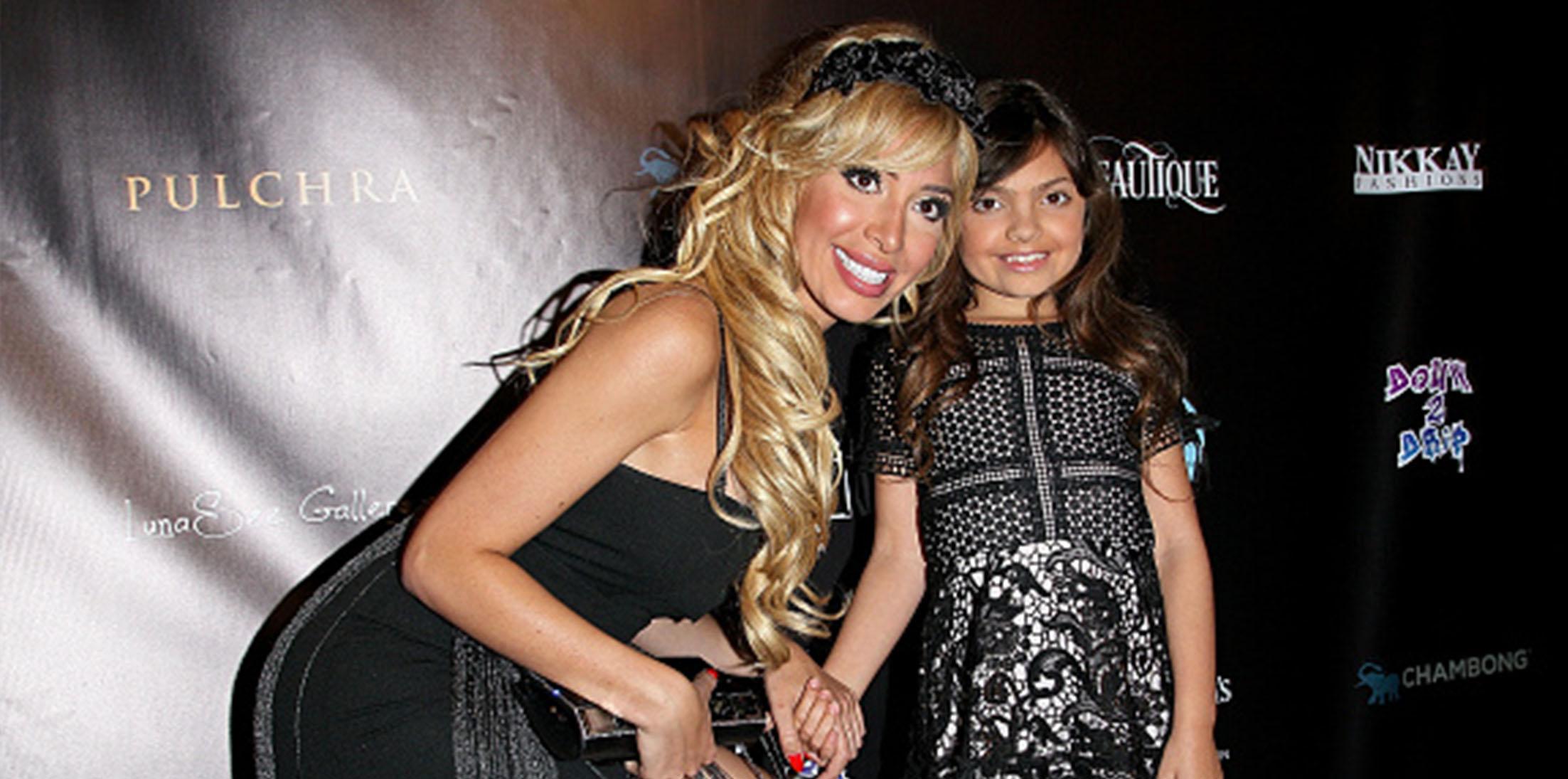 Bad Parenting Farrah Abraham Brings Daughter Sophia To Her Out Of