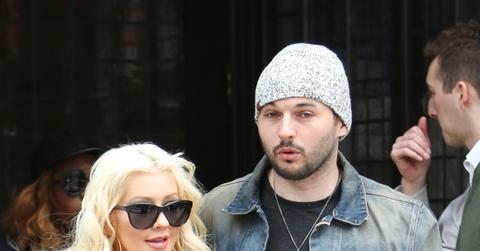 Christina Aguilera and fiance Matthew Rutler in New York City