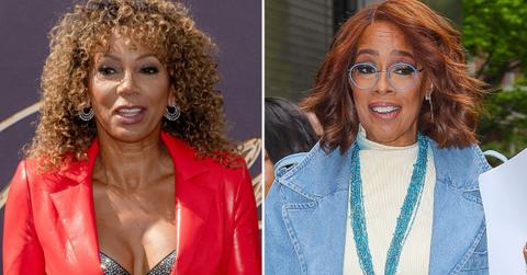 Split photo of Holly Robinson Peete and Gayle King