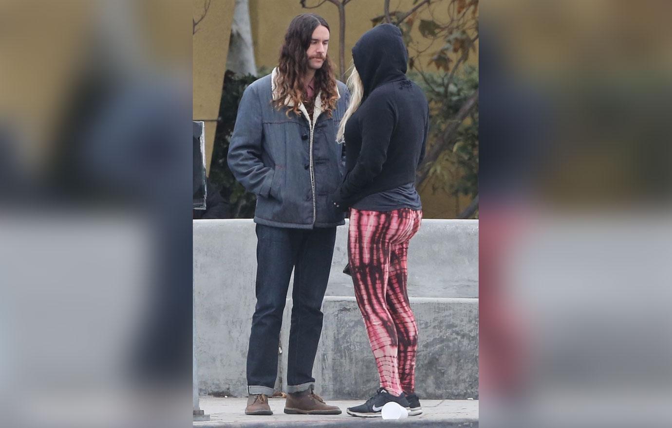 *EXCLUSIVE* Kesha and Brad Ashenfelter head to lunch on a rainy day in Los Angeles