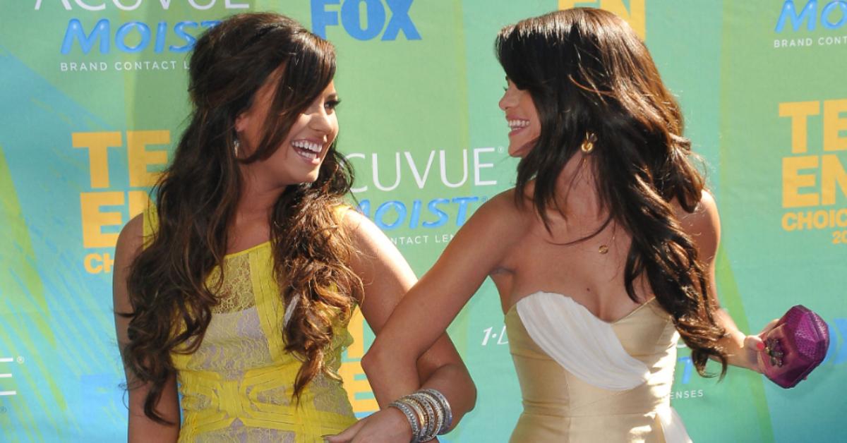 Image of Selena Gomez and Demi Lovato starred together in the movie 'Princess Protection Program.'
