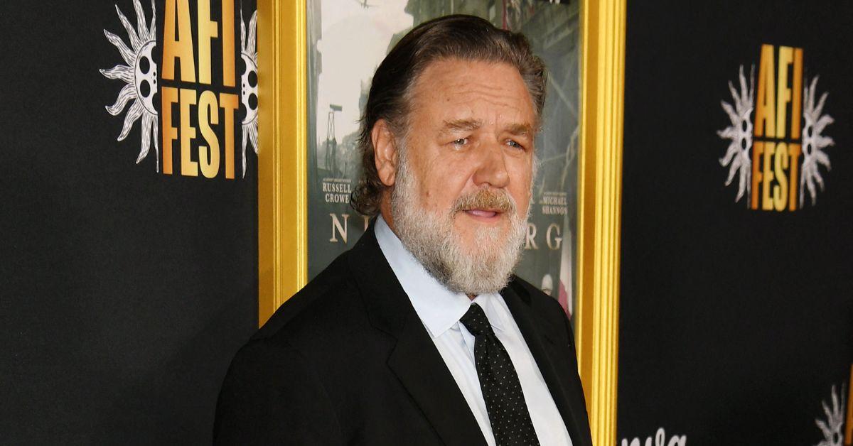 image of Russell Crowe recently debuted a slimmer appearance while attending the French Open with girlfriend Britney Theriot.