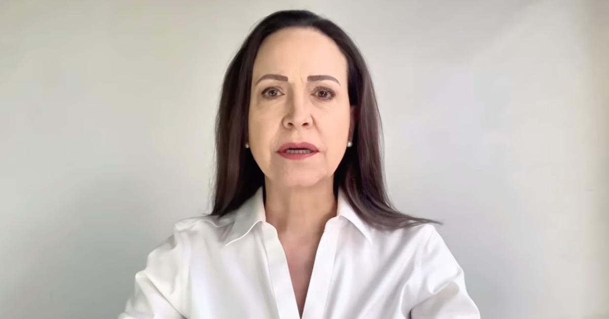 Image of the 2025 Nobel Peace Prize was awarded to Venezuelan politician María Corina Machado.