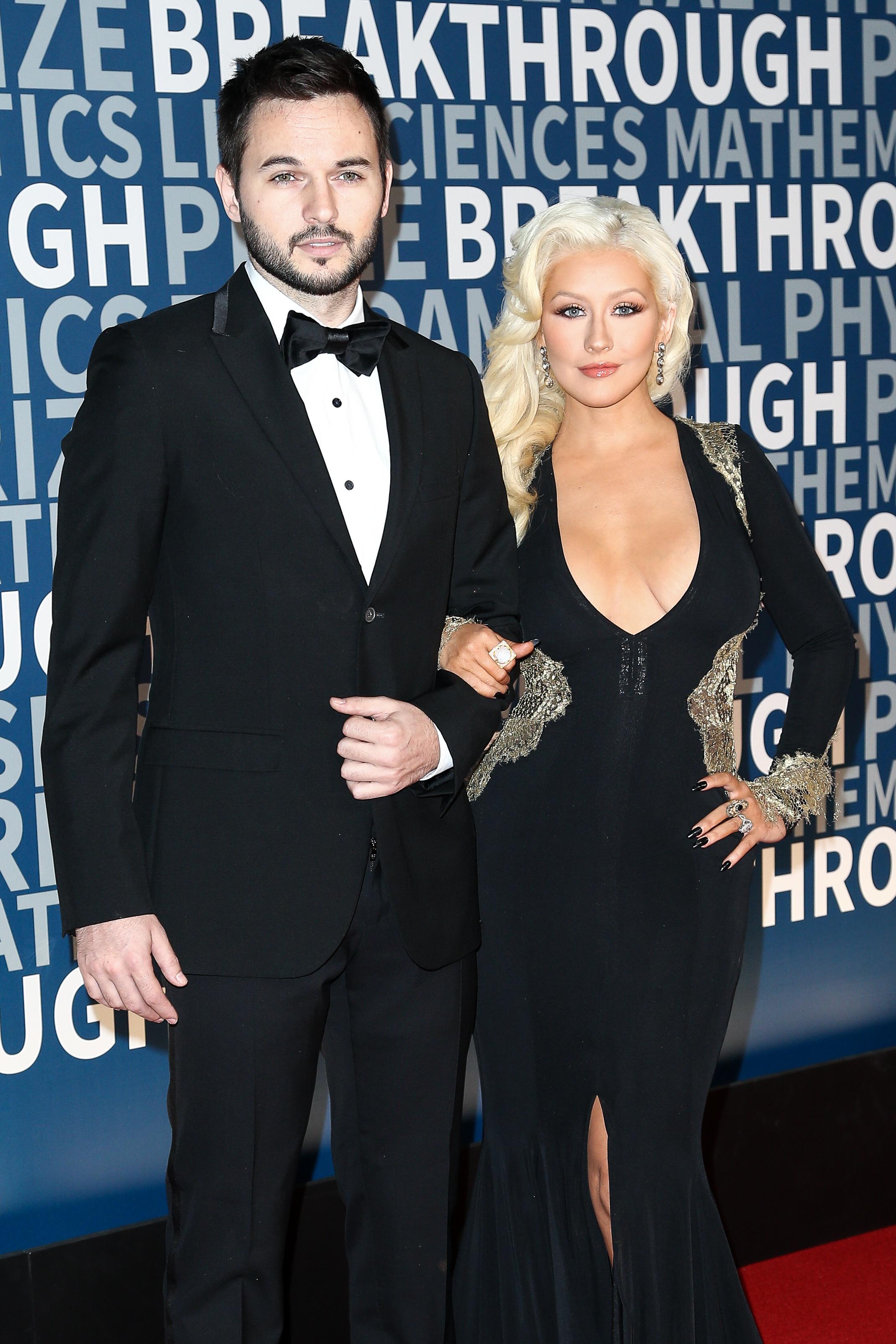 Christina Aguilera Attends the Breakthrough Prize Awards