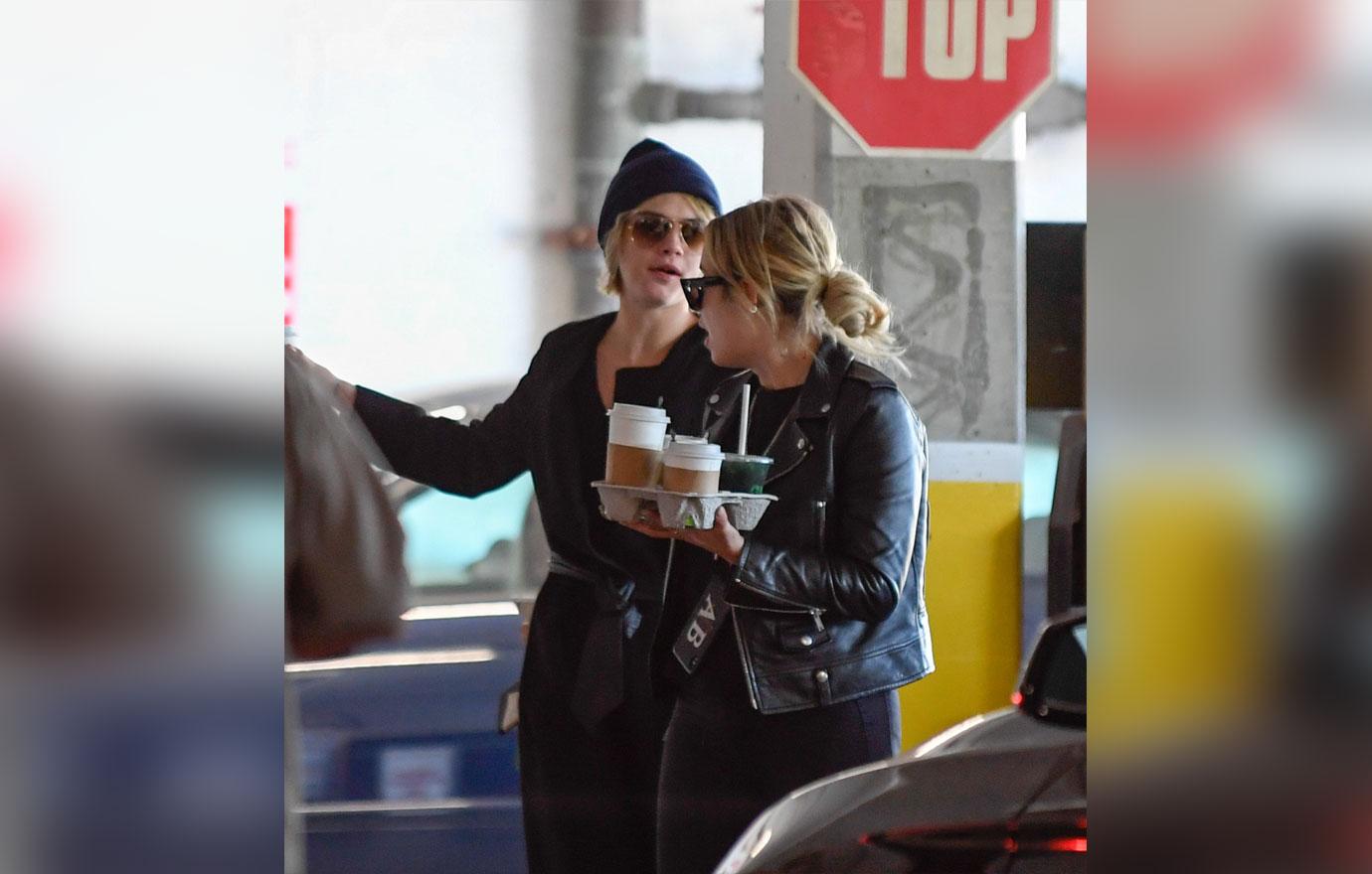 EXCLUSIVE: Cara Delevingne and Ashley Benson grab breakfast together at Erewhon