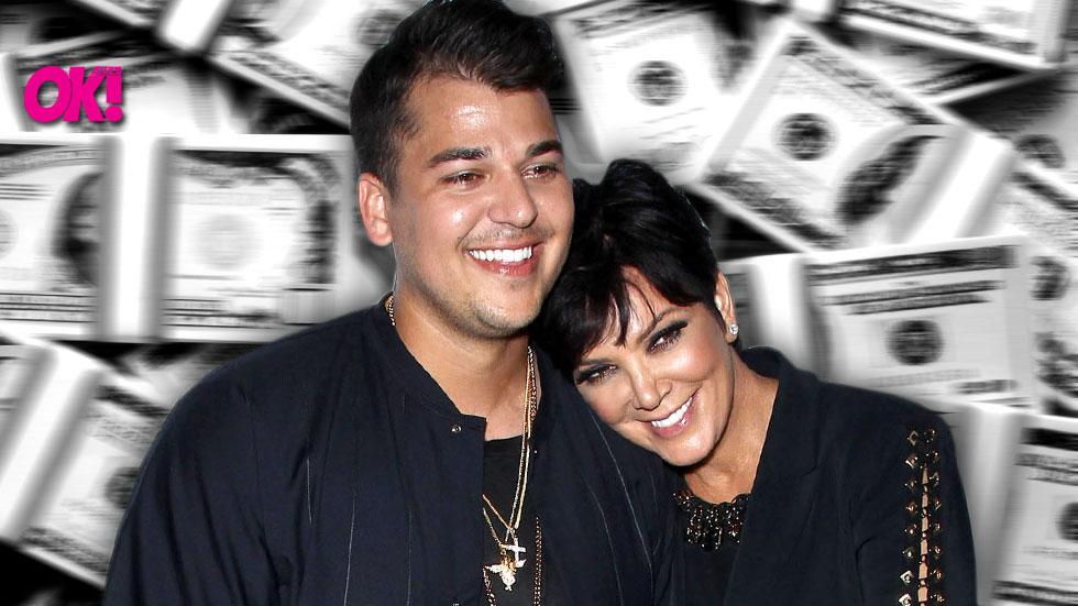 Rob kardashian kris jenner kuwtk