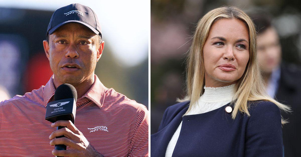 image of Tiger Woods is currently dating Vanessa Trump.