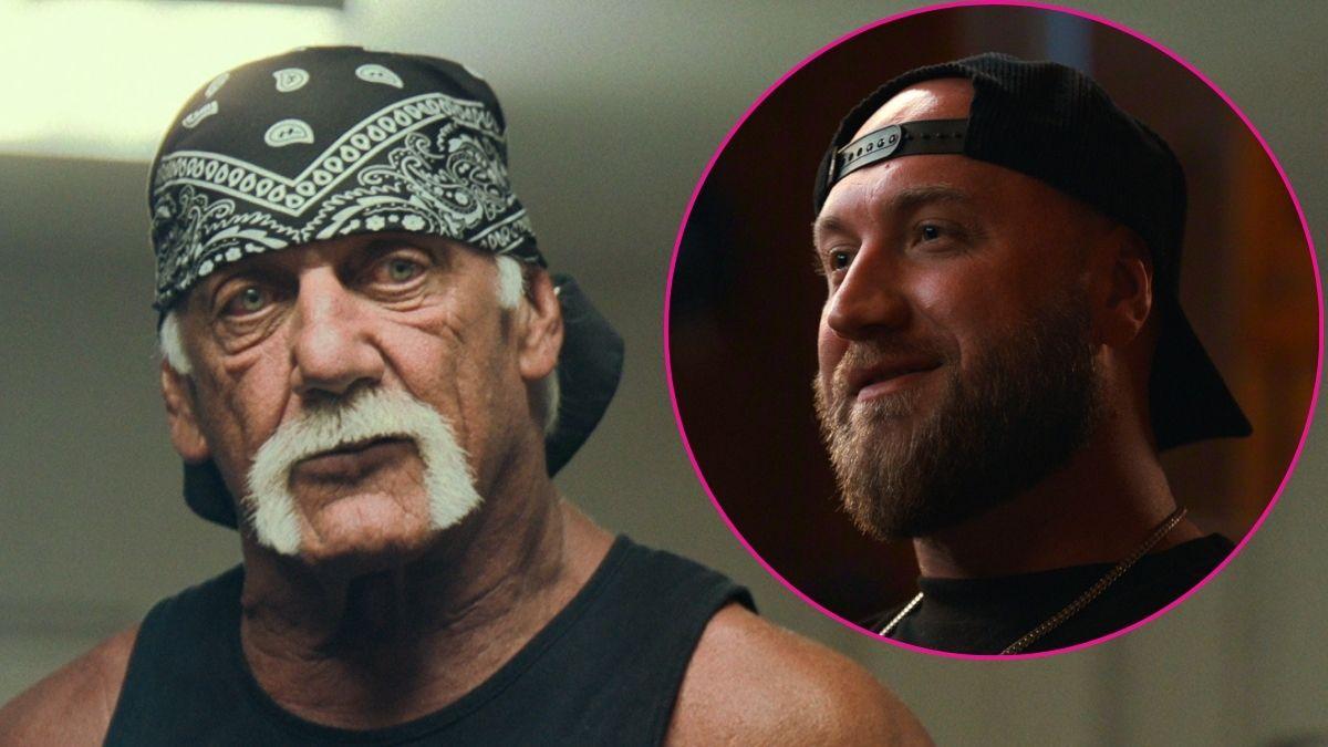 Composite photo of Hulk Hogan and Nick Hogan.
