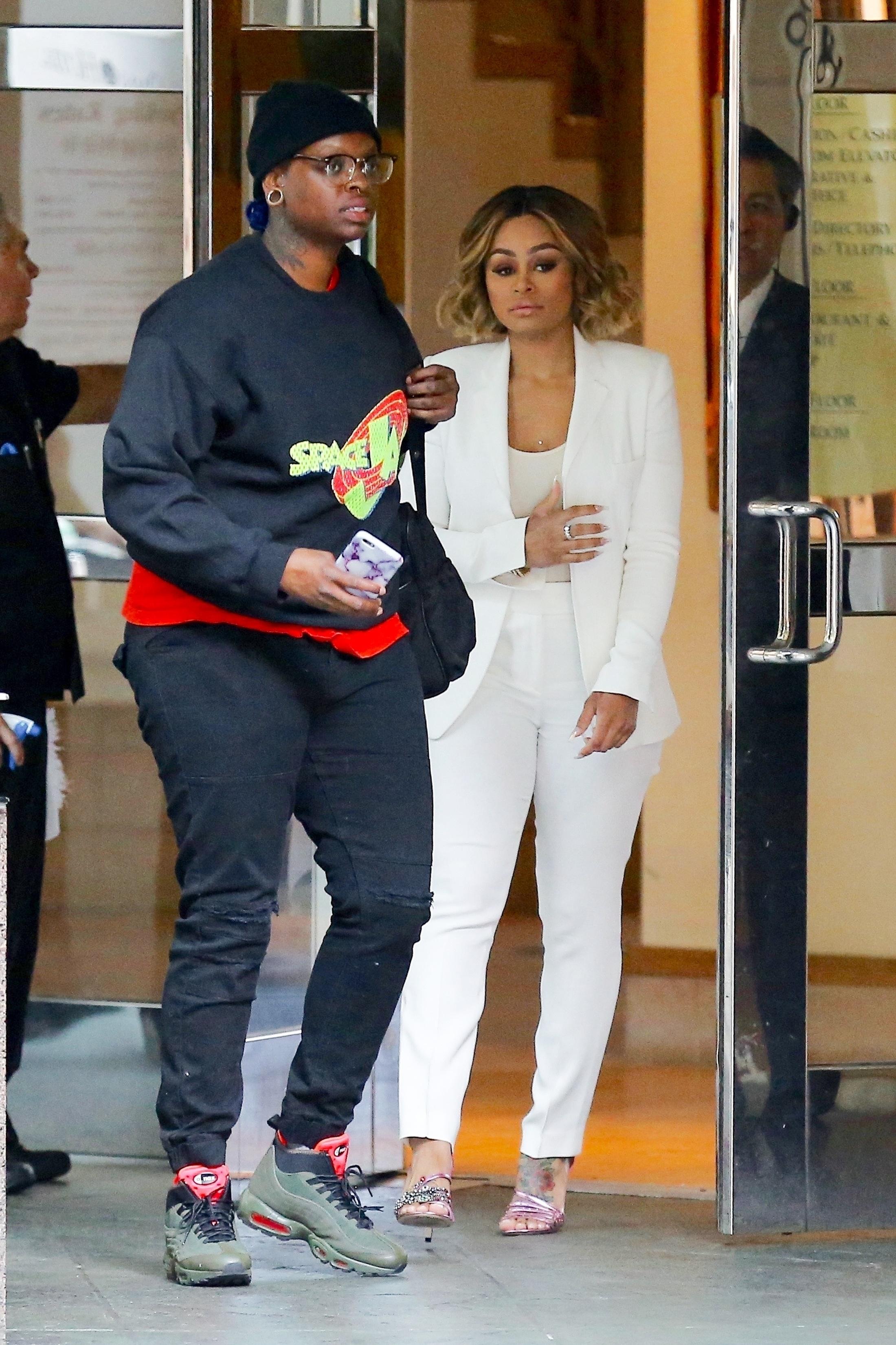 *EXCLUSIVE* Blac Chyna stays at a Downtown Hotel ahead of court hearing