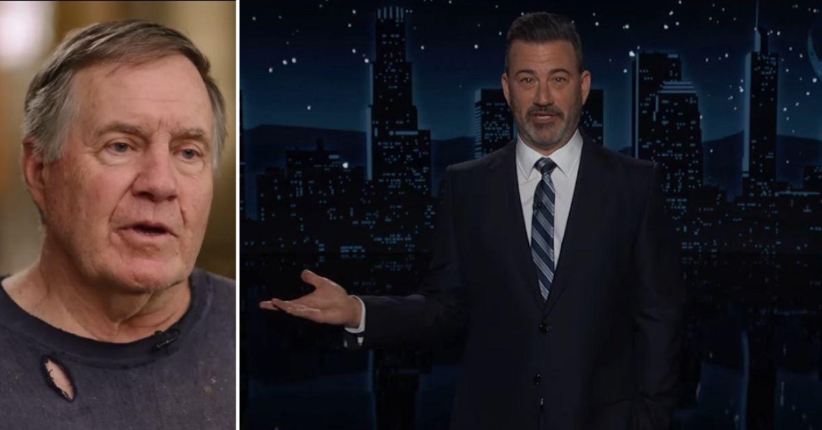 photo of Bill Belichick and Jimmy Kimmel