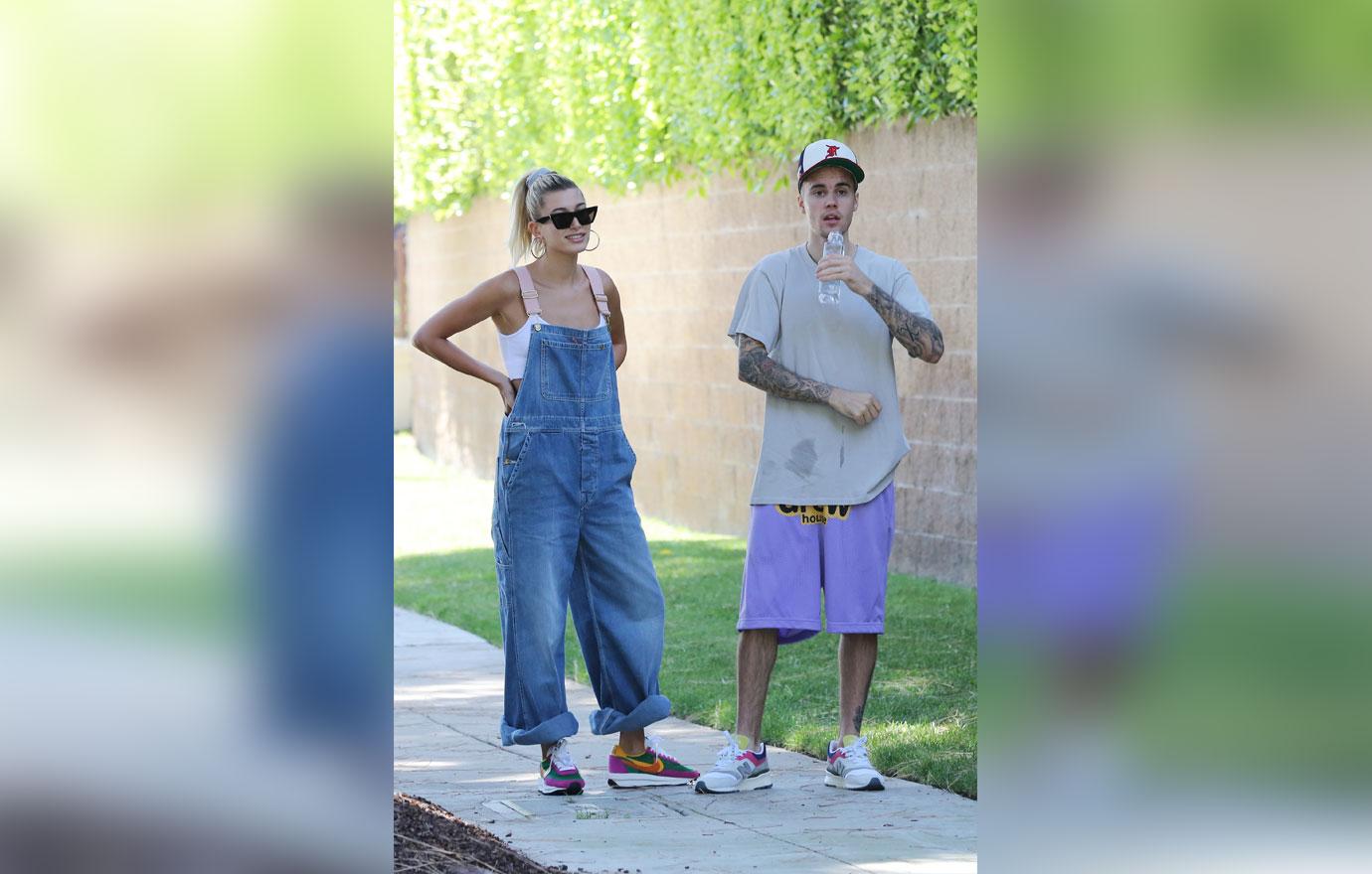 Justin Bieber and Hailey Baldwin get pranked by half naked woman