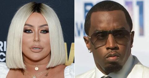 Composite photo of Aubrey O'Day and Sean 'Diddy' Combs.