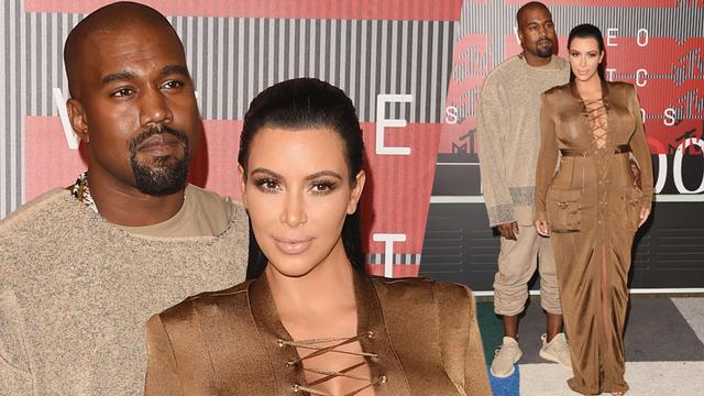 Kim Kardashian And Kanye West Color Coordinate At The 2015 MTV VMAs And ...