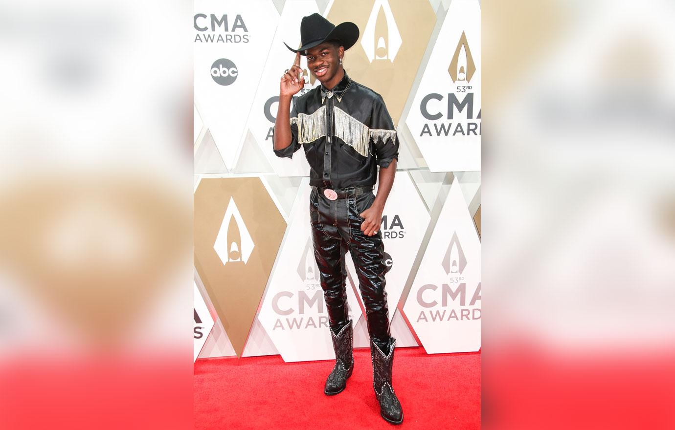 Lil Nas X On Red Carpet At CMA Awards 2019