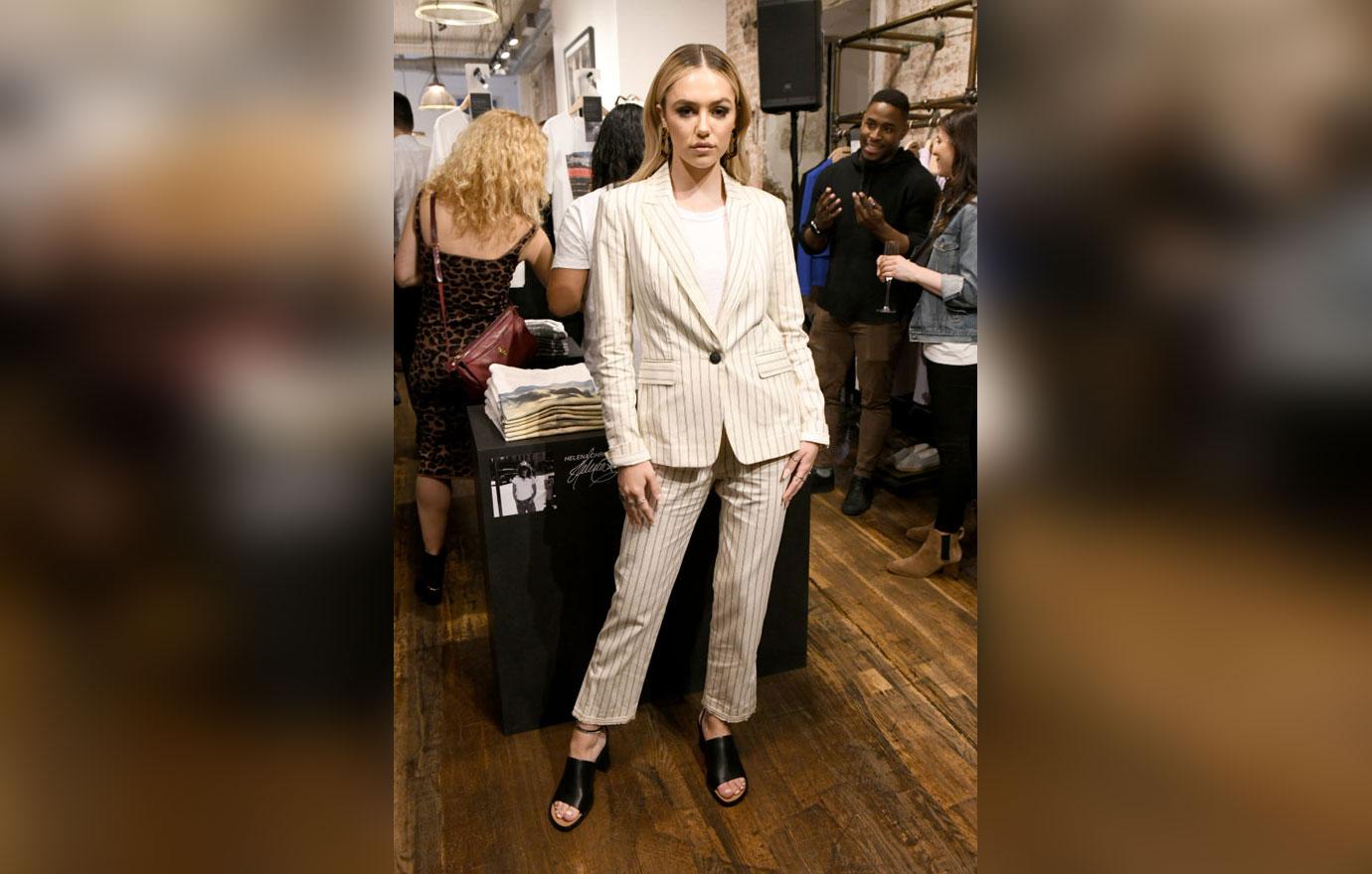 Delilah Hamlin White Suit Rehab Depression