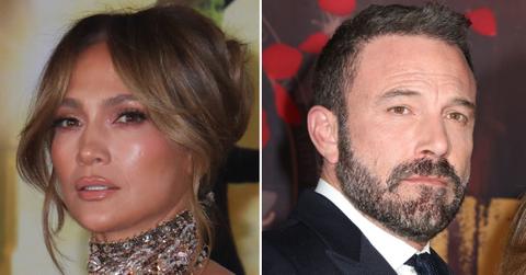 Composite photo of Jennifer Lopez and Ben Affleck.