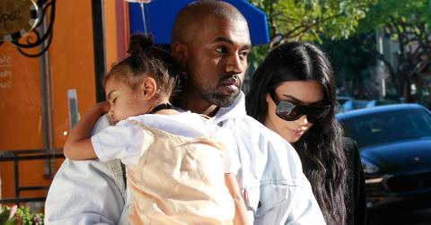 North west sleeping kanye west