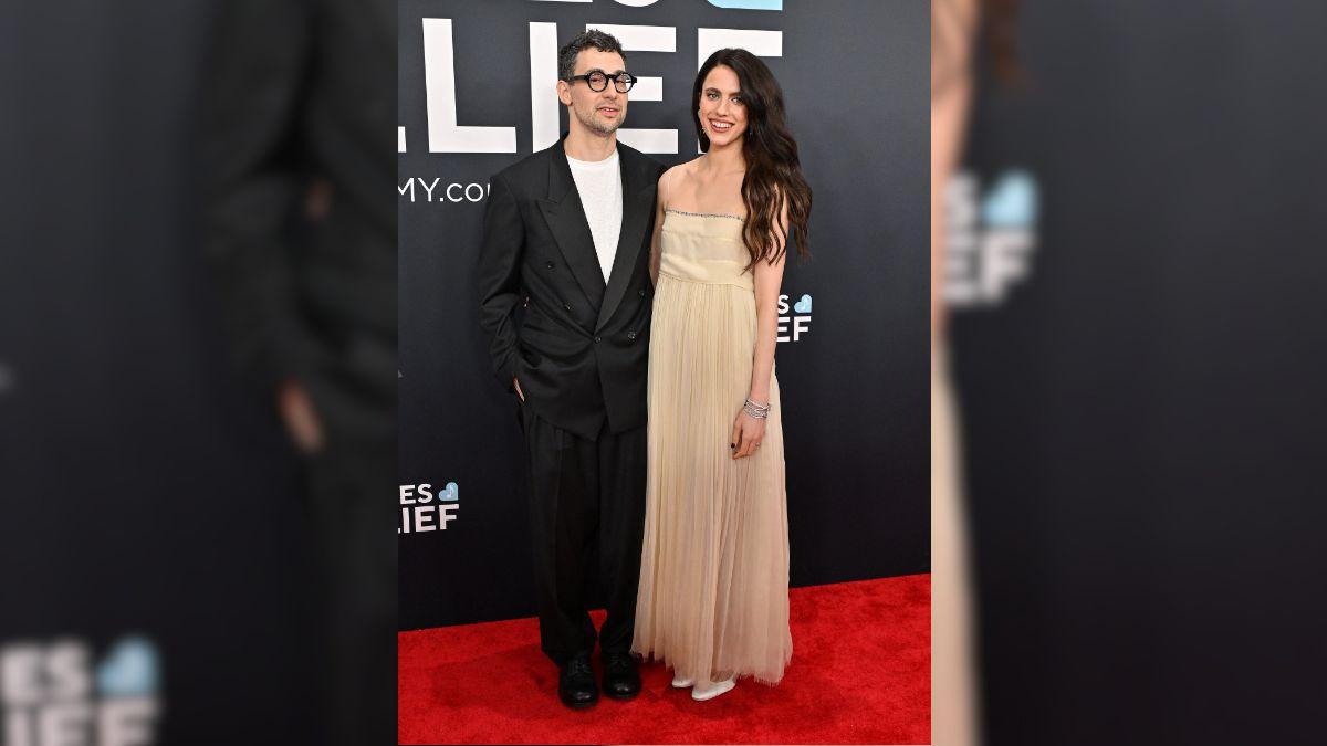 Image of Margaret Qualley and Jack Antonoff first sparked romance rumors in 2021.