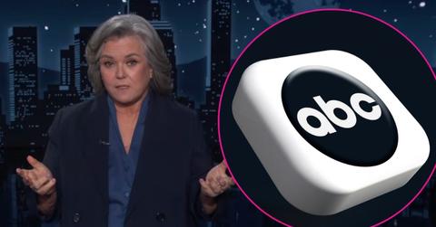 Composite photo of Rosie O'Donnell and the ABC logo.