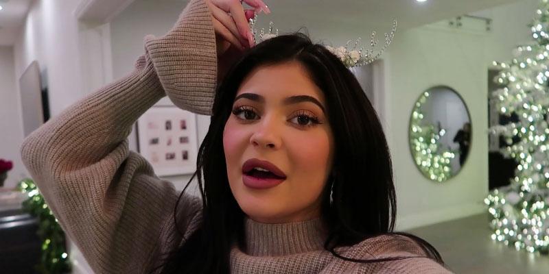 Kylie Jenner Shows Off Her Christmas Decorations