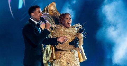 amber riley discusses k michelle masked singer