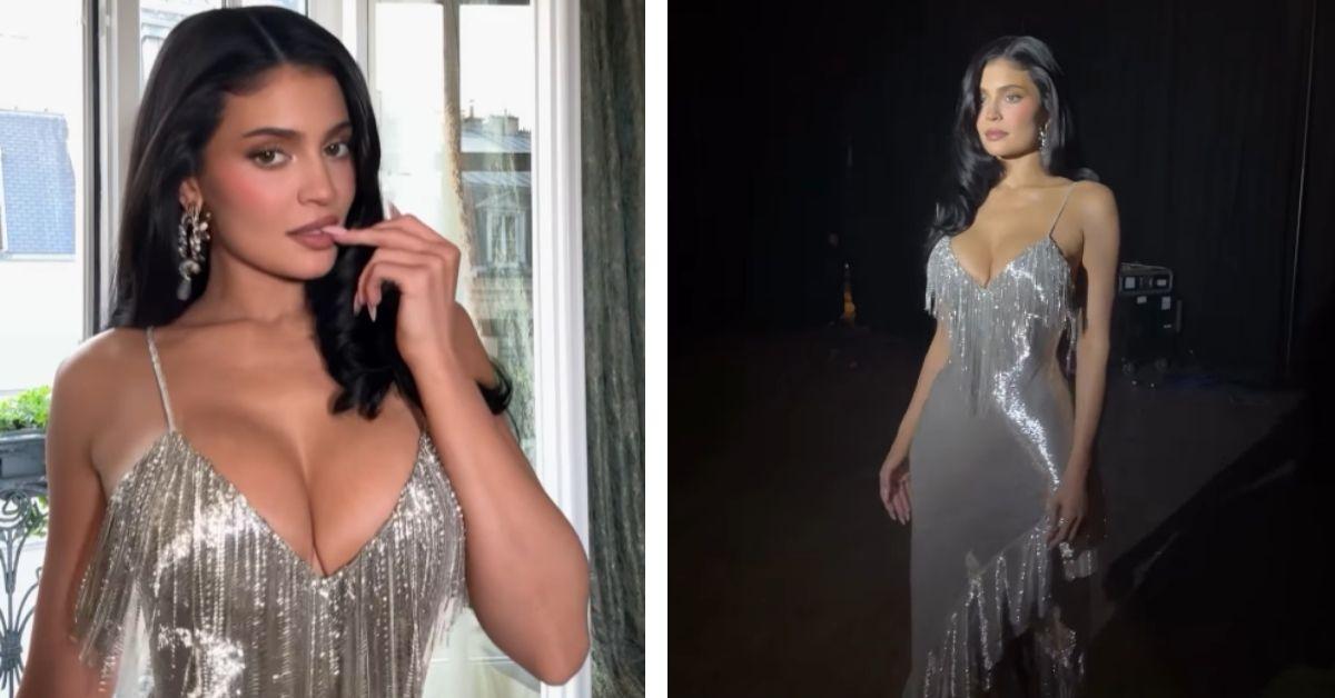 image of Kylie Jenner hopped on the 'Sugar On My Tongue' TikTok trend.