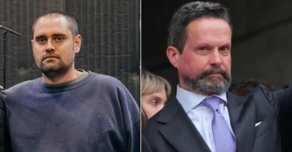 split photo of nick reiner and defense attorney alan jackson