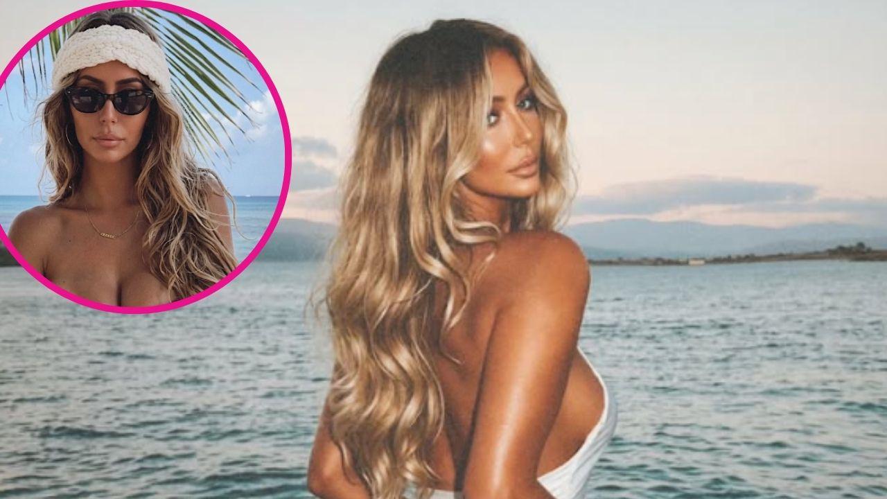 Image of Aubrey O'Day showed off her assets in the recent snap.