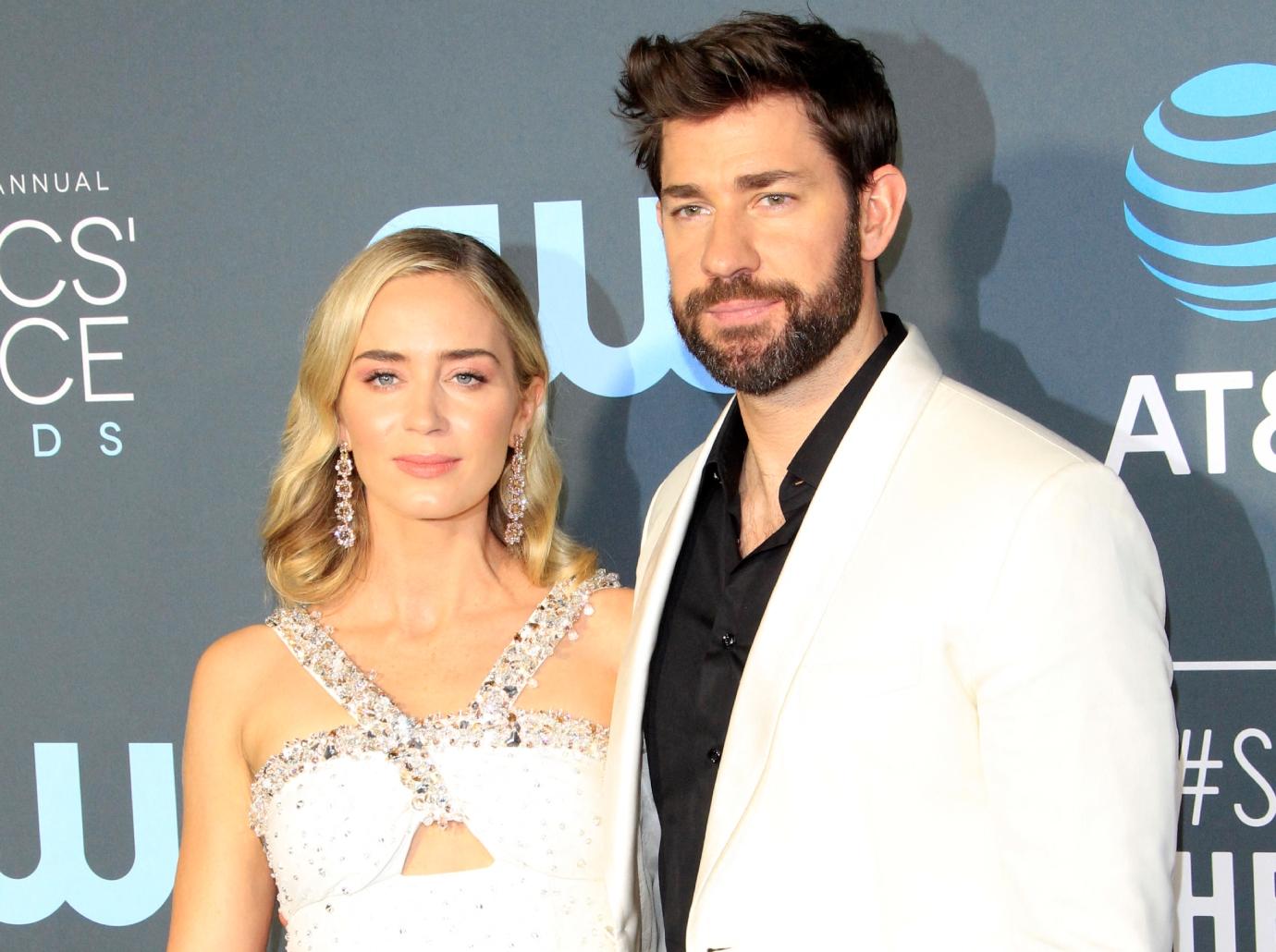 emily blunt governors awards alone husband john krasinski