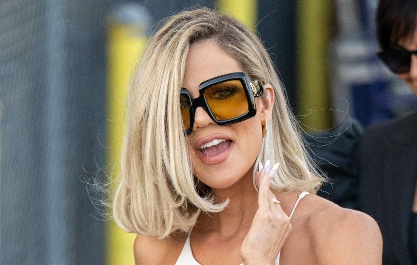 Khloe Kardashian's thinner-than-ever frame pokes out of spandex pink  bodysuit as fans fear she's lost 'too much' weight