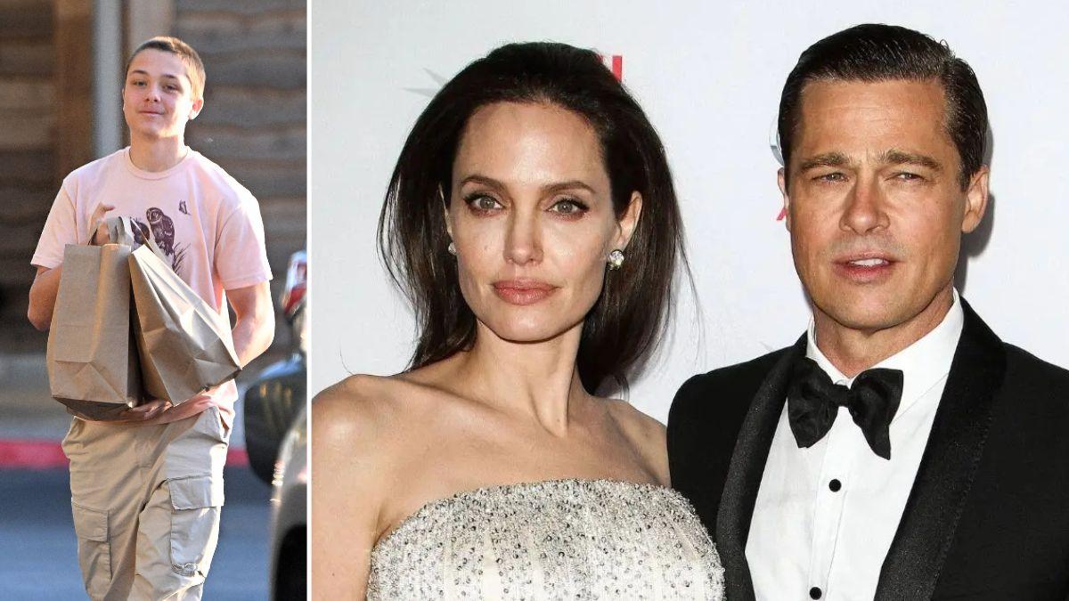 Photo of Knox, Angelina Jolie and Brad Pitt