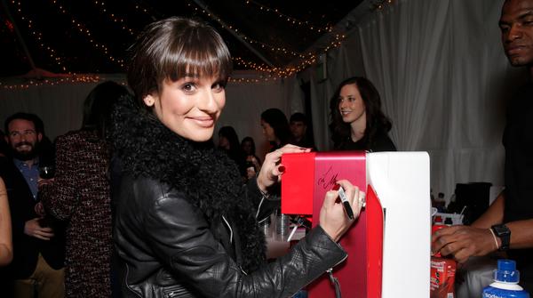 Lea Michele at SodaStream event