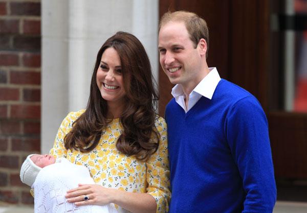 Kate Middleton Prince William Baby Girl Photos